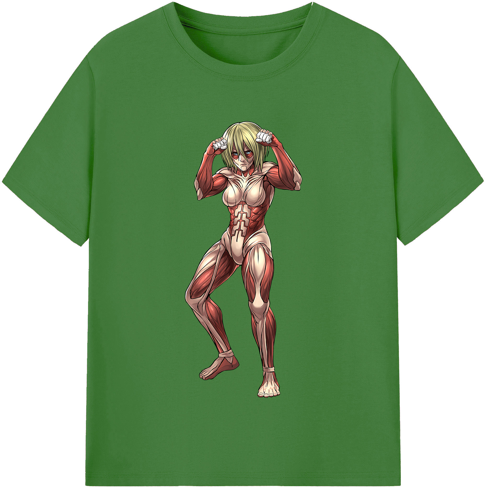 （画像用） 進撃の巨人 Attack on Titan レディースカジュアルプリントTシャツ（綿100％）